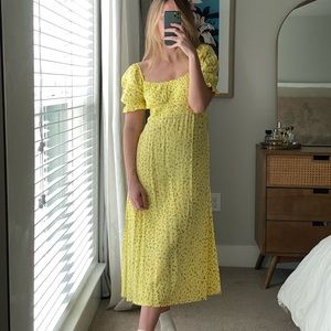 Faithfull the Brand Evelyn Midi Dress La Fica Floral